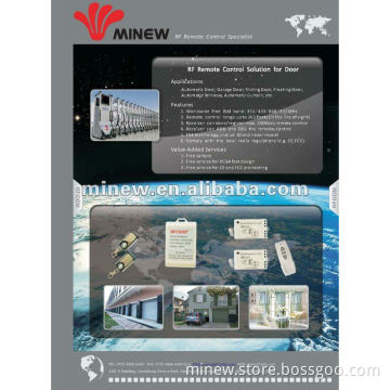 RF Remote Control System for Automatic Door Solution
